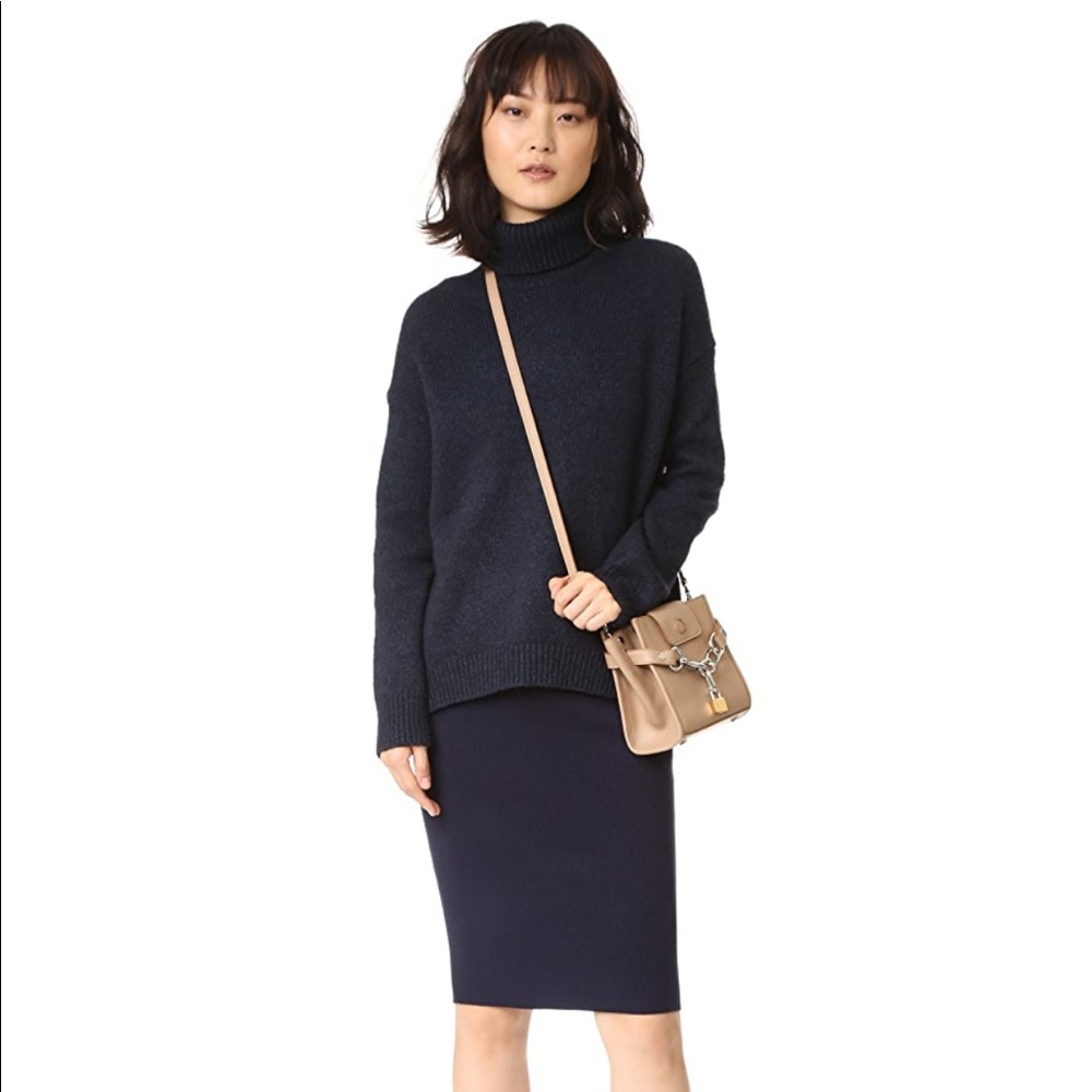DKNY sweater ribbed pencil skirt